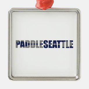 Ornamento De Metal Paddle Seattle Kayaking
