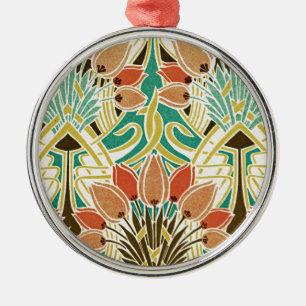 Ornamento De Metal Padrão Art Nouveau #11