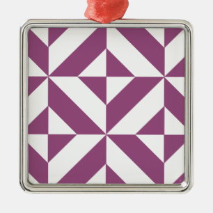 Ornamento De Metal Padrão de Cubo de Deco Geométrico Quente