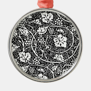 Ornamento De Metal Padrão de Forma de Papel de Carteira Floral Vinta