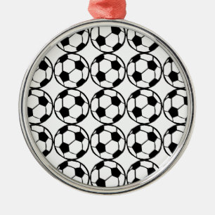 Ornamento De Metal Padrão de futebol