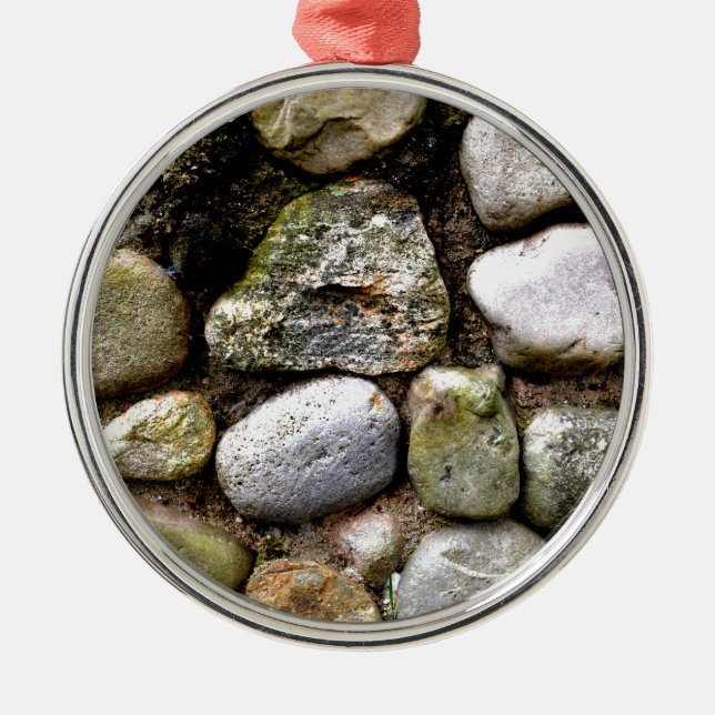 Ornamento De Metal Padrão de pedra de pedra de pedra (Frente)