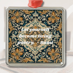 Ornamento De Metal Padrões de Azulejo Elegante personalizados e prese