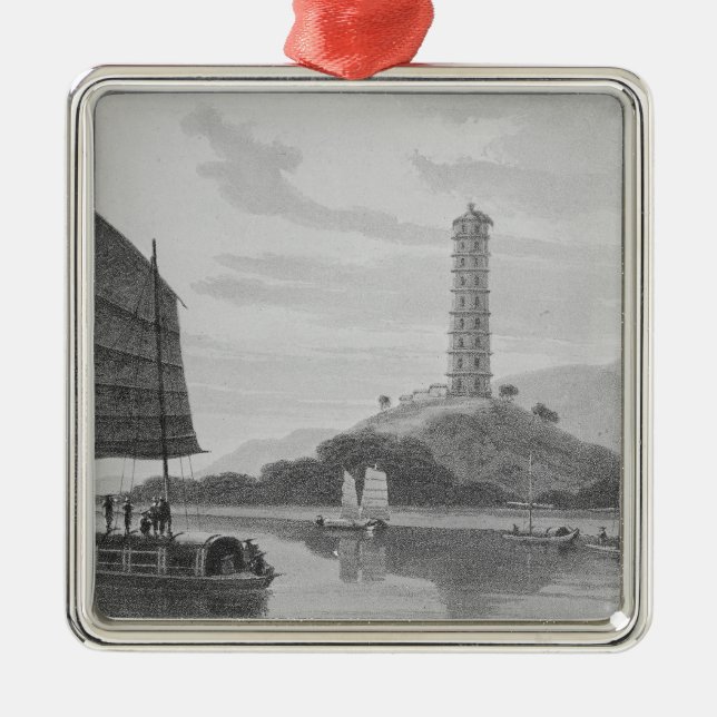 Ornamento De Metal Pagode de Whampoa, 1810 (Frente)