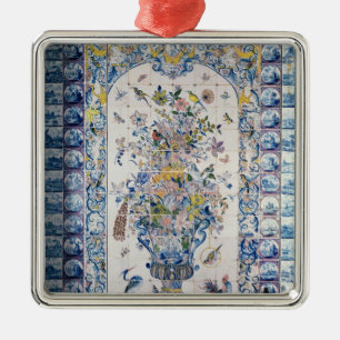 Ornamento De Metal Painel do azulejo de Delft do banheiro