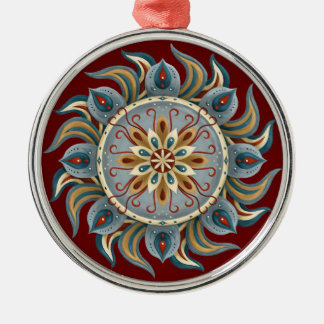 Ornamento De Metal Painterly Mandala