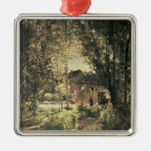 Ornamento De Metal Paisagem 2