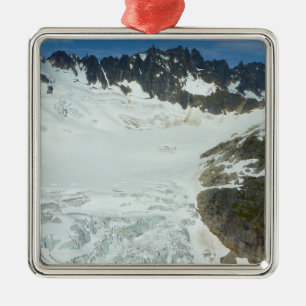 Ornamento De Metal Paisagem de Viagem Cênico do Glaciar do Alasca