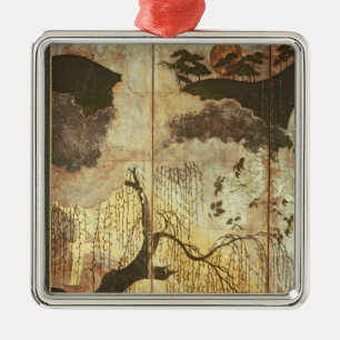 Ornamento De Metal Paisagem ensolarada