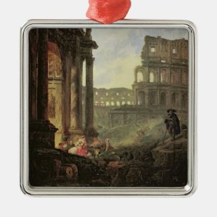 Ornamento De Metal Paisagem italiana