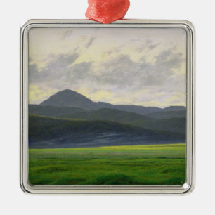 Ornamento De Metal Paisagem montanhosa