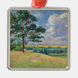 Ornamento De Metal Paisagem rural em Méréville, França (Arte)