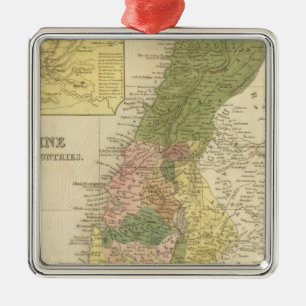 Ornamento De Metal Palestina e Países Adjacentes