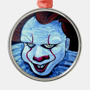 Ornamento De Metal Palhaço:Mau