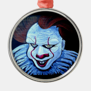 Ornamento De Metal Palhaço:Mau