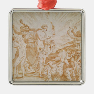 Ornamento De Metal Pandora que abre a caixa