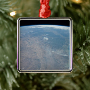 Ornamento De Metal Panorâmica Texas E Golfo Do México