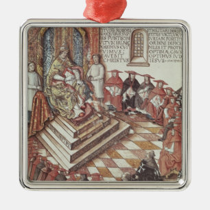 Ornamento De Metal Papa Clemente VII