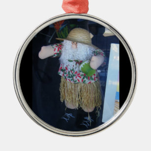 Ornamento De Metal papais noeis "HULA SKIRT"