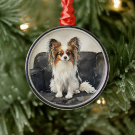 Ornamento De Metal Papillion Acrylic Photo Tile