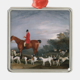 Ornamento De Metal Para fora caçando, 1841