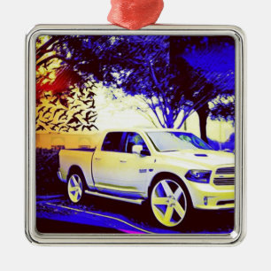 ORNAMENTO DE METAL PARADA DE CAMINHÃO DE MID-KNIGHT