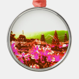 Ornamento De Metal Paraíso da ilha de Bali