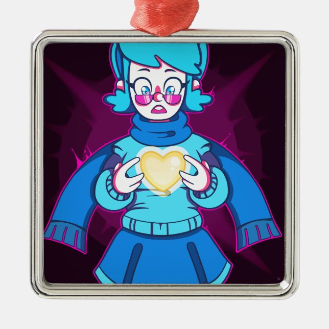 Ornamento De Metal Paralizado (Frente)