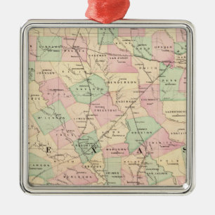 Ornamento De Metal Parcela de Texas