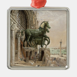 Ornamento De Metal Parcela superior da fachada da igreja de St Mark,