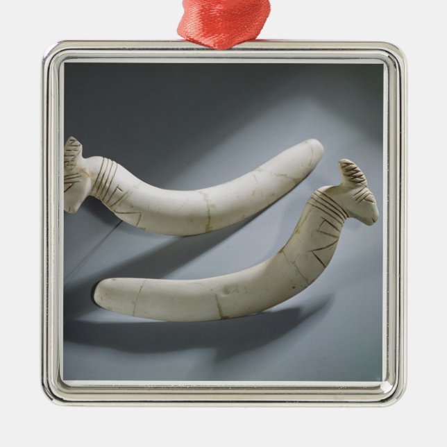 Ornamento De Metal Pares de castanets, período de Thinite (iv do (Frente)