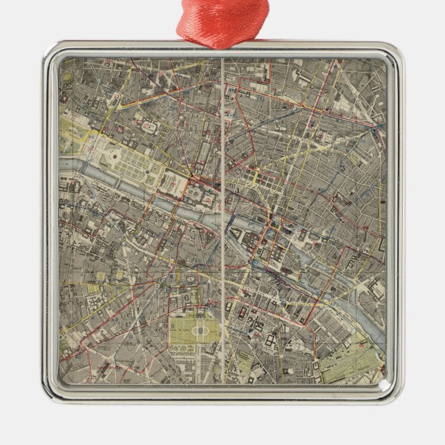 Ornamento De Metal Paris 4 (Frente)