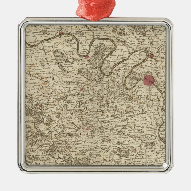 Ornamento De Metal Paris France (Frente)