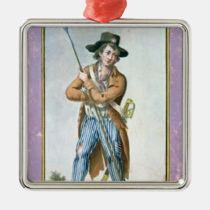 Ornamento De Metal Parisiense Sem-culotte