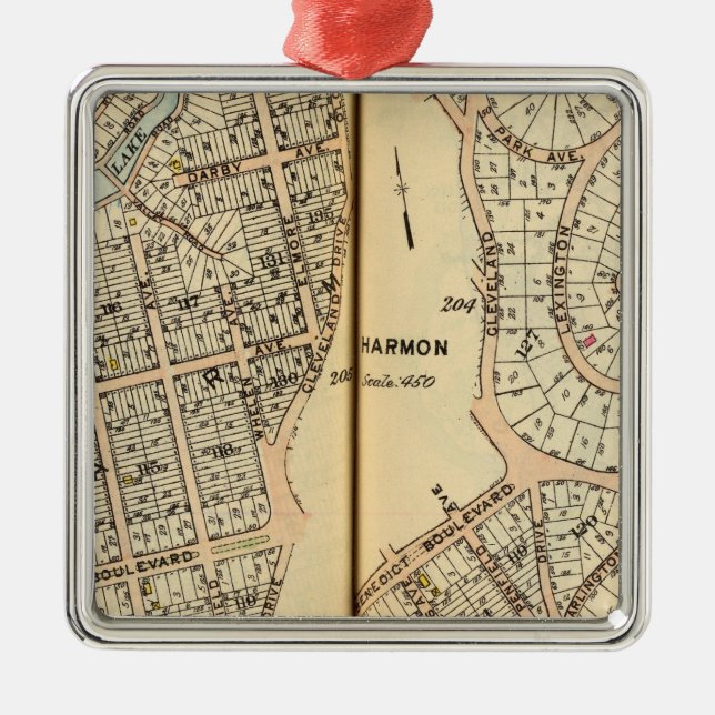 Ornamento De Metal Parque de Harmon, New York 2 (Frente)