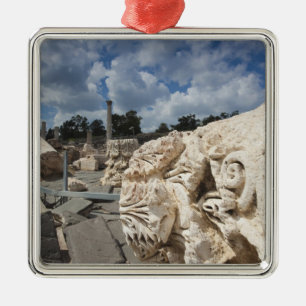 Ornamento De Metal Parque Nacional Beit She-An, ruínas da era romana