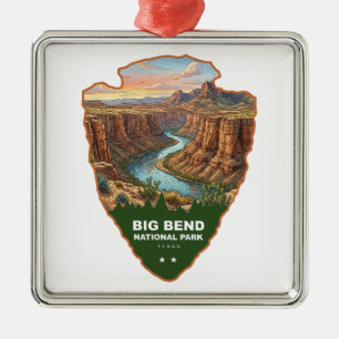 Ornamento De Metal Parque Nacional Big Bend Arrowhead
