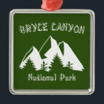 Ornamento De Metal Parque Nacional Bryce Canyon<br><div class="desc">O Parque Nacional do Bryce Canyon,  no sul de Utah,  é conhecido por rabinos coloridos,  que são formações rochosas em forma de spire.</div>