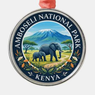 Ornamento De Metal Parque Nacional de Amboseli Quênia