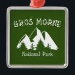 Ornamento De Metal Parque Nacional Gros Morne<br><div class="desc">Fortalecido pela colisão de continentes e geleiras,  o Parque Nacional Gros Morne,  no Canadá,  é uma paisagem antiga e Patrimônio Mundial da UNESCO.</div>