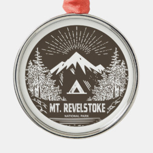 Ornamento De Metal Parque Nacional Mount Revelstoke