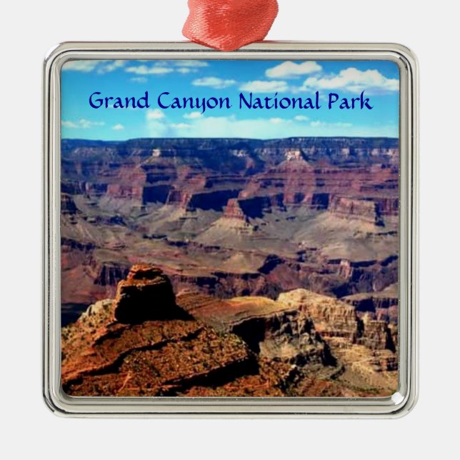 Ornamento De Metal Parque Nacional North Rim Grand Canyon (Frente)