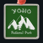Ornamento De Metal Parque Nacional Yoho<br><div class="desc">O Parque Nacional Yoho fica nas encostas ocidentais das Montanhas Rochosas Canadianas na Colúmbia Britânica e traz a majestade alpina da Montanha Rocky do Canadá para visitantes de todo o mundo.</div>