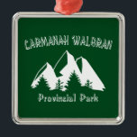Ornamento De Metal Parque Provincial de Carmanah Walbran<br><div class="desc">O Parque Provincial de Carmanah Walbran é um santuário luxuosamente florestal que é,  sem dúvida,  um dos locais selvagens mais notáveis na ilha de Vancouver. Carmanah Walbran abriga algumas das maiores árvores de corrida do mundo,  algumas atingindo alturas superiores a 95 metros e vivendo por 800 anos ou mais.</div>