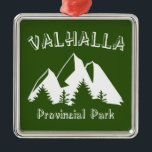 Ornamento De Metal Parque Provincial de Valhalla<br><div class="desc">O Parque Provincial de Valhalla,  na Colúmbia Britânica,  no Canadá,  situa-se na margem oeste do lago de Slocan,  a norte de Slocan e Castlegar,  e abrange a maior parte da Cordilheira de Valhalla,  nas montanhas de Selkirk.</div>