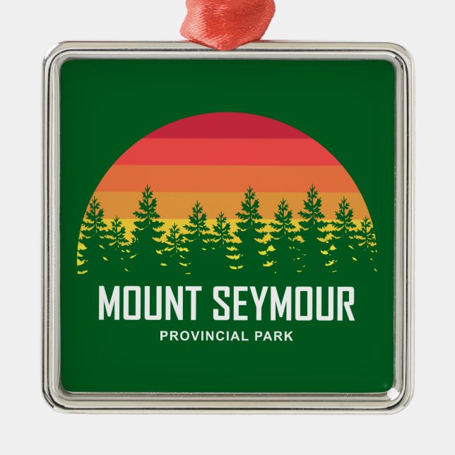 Ornamento De Metal Parque Provincial Mount Seymour (Frente)