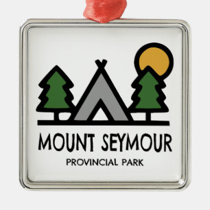 Ornamento De Metal Parque Provincial Mount Seymour
