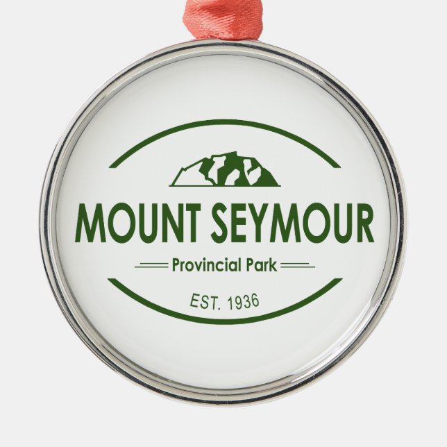 Ornamento De Metal Parque Provincial Mount Seymour (Frente)