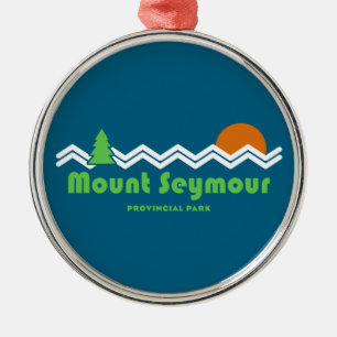 Ornamento De Metal Parque Provincial Mount Seymour Retro