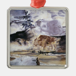 Ornamento De Metal Parques Nacionais: Yellowstone Buffalo